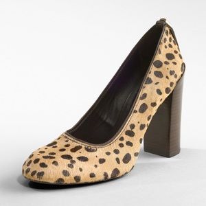 Tory Burch Cheetah Stacked Heels